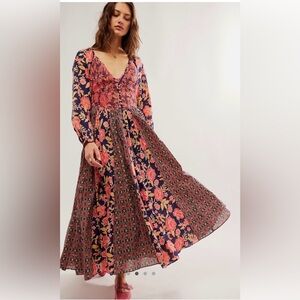 NWOT Free People A New Way Floral Maxi Dress